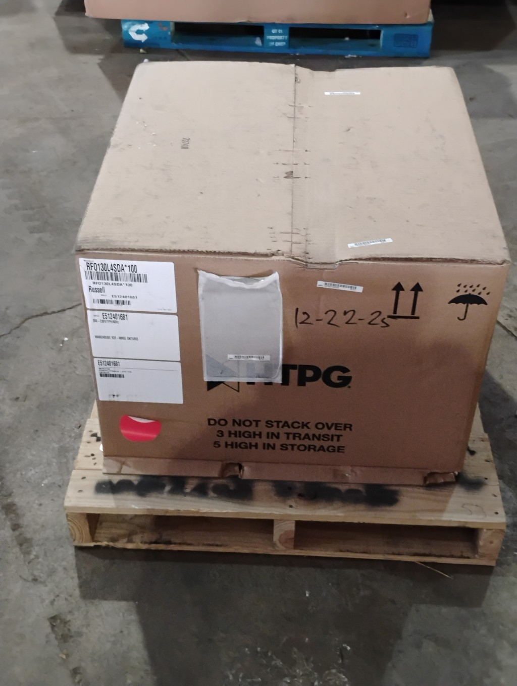 New Russell 1.5 HP Low Temp Freezer Condensing Unit 208/1 Ph RFO130L4SDA