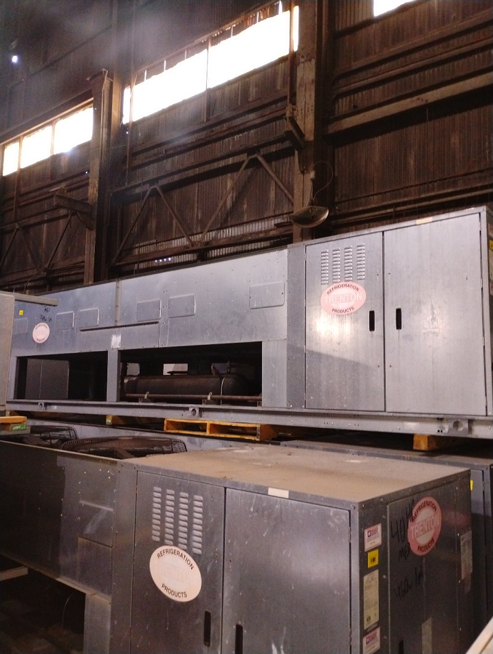 Used Century TVS040M8-HT4B 40 HP Medium Temp Condensing Unit 460/3 Ph