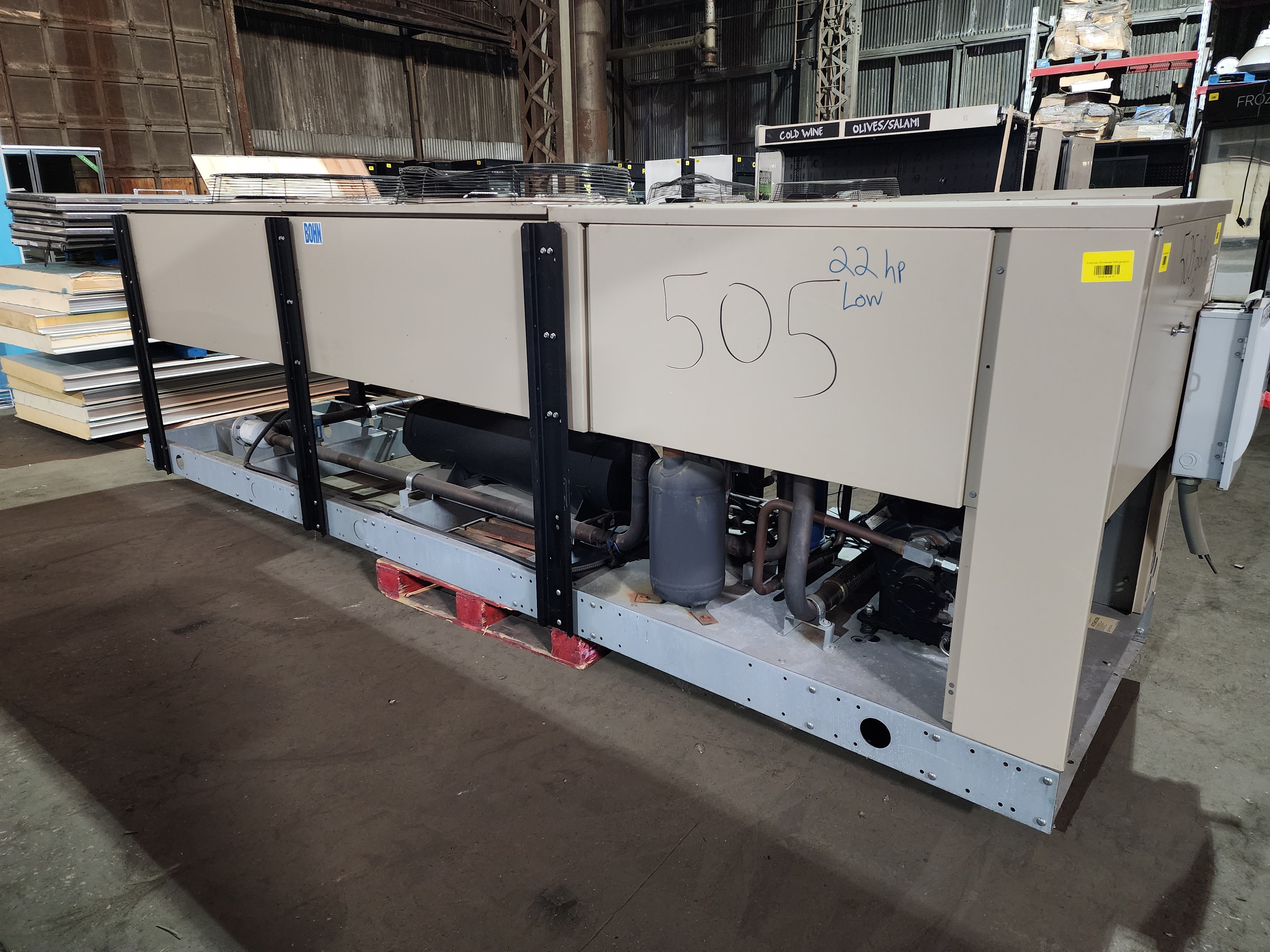Bohn Heatcraft Condensing Unit - 22HP, 460v, Low Temp BDV2202L6D