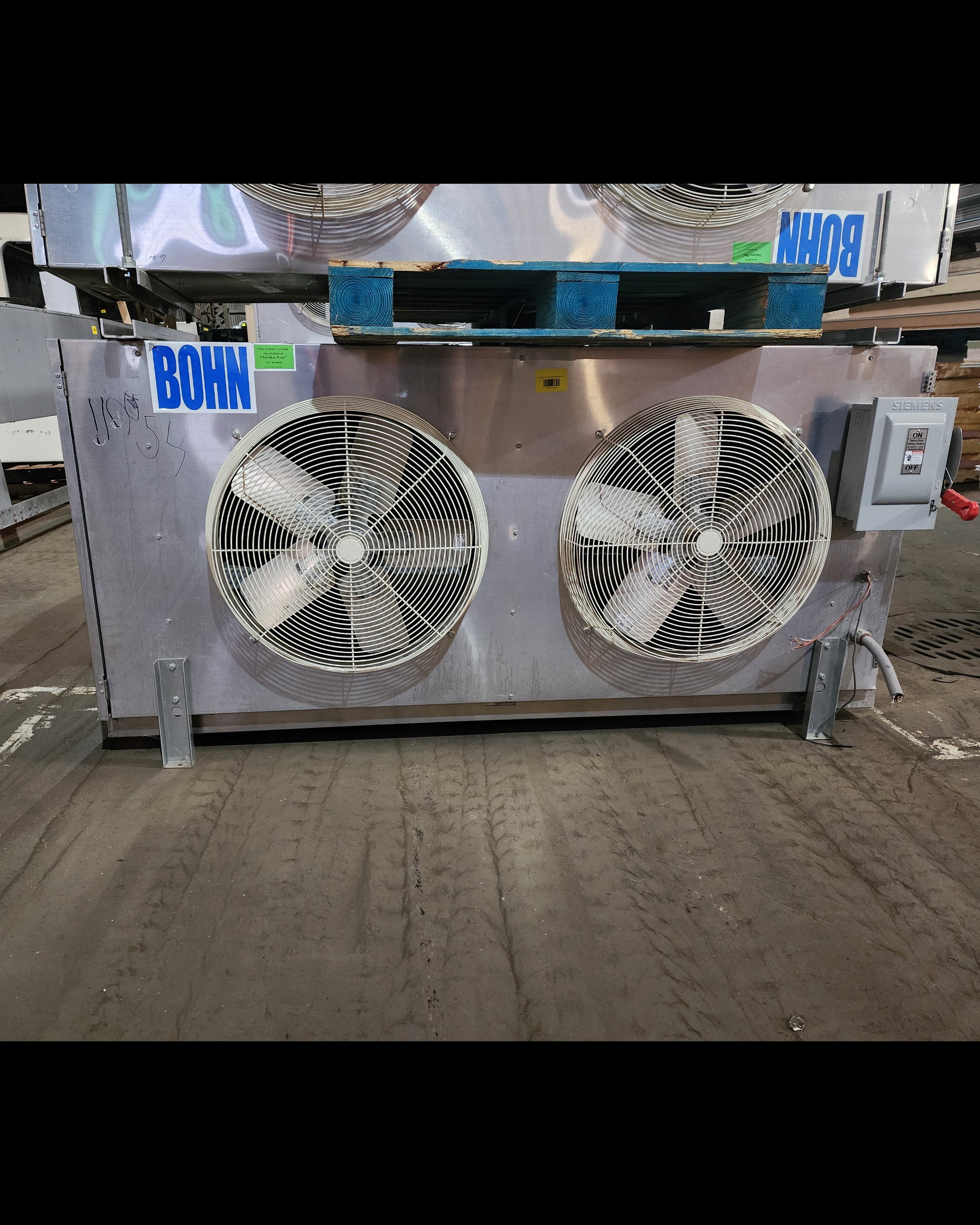 Used Bohn/Heatcraft evaporator - 460v, 48,000BTUs BHF480SGA