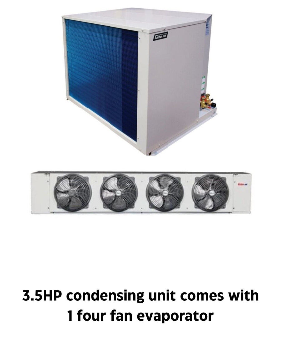 New Turbo Air 3.5 HP refrigeration system for walk-in freezer