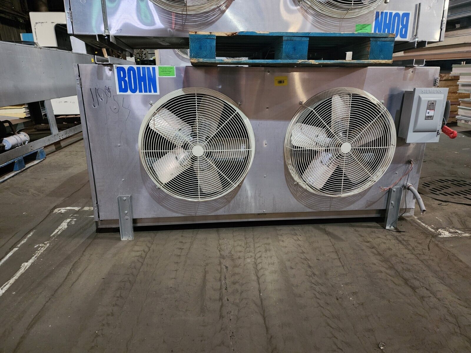Used Bohn/Heatcraft evaporator - 460v, 48,000BTUs BHF480SGA