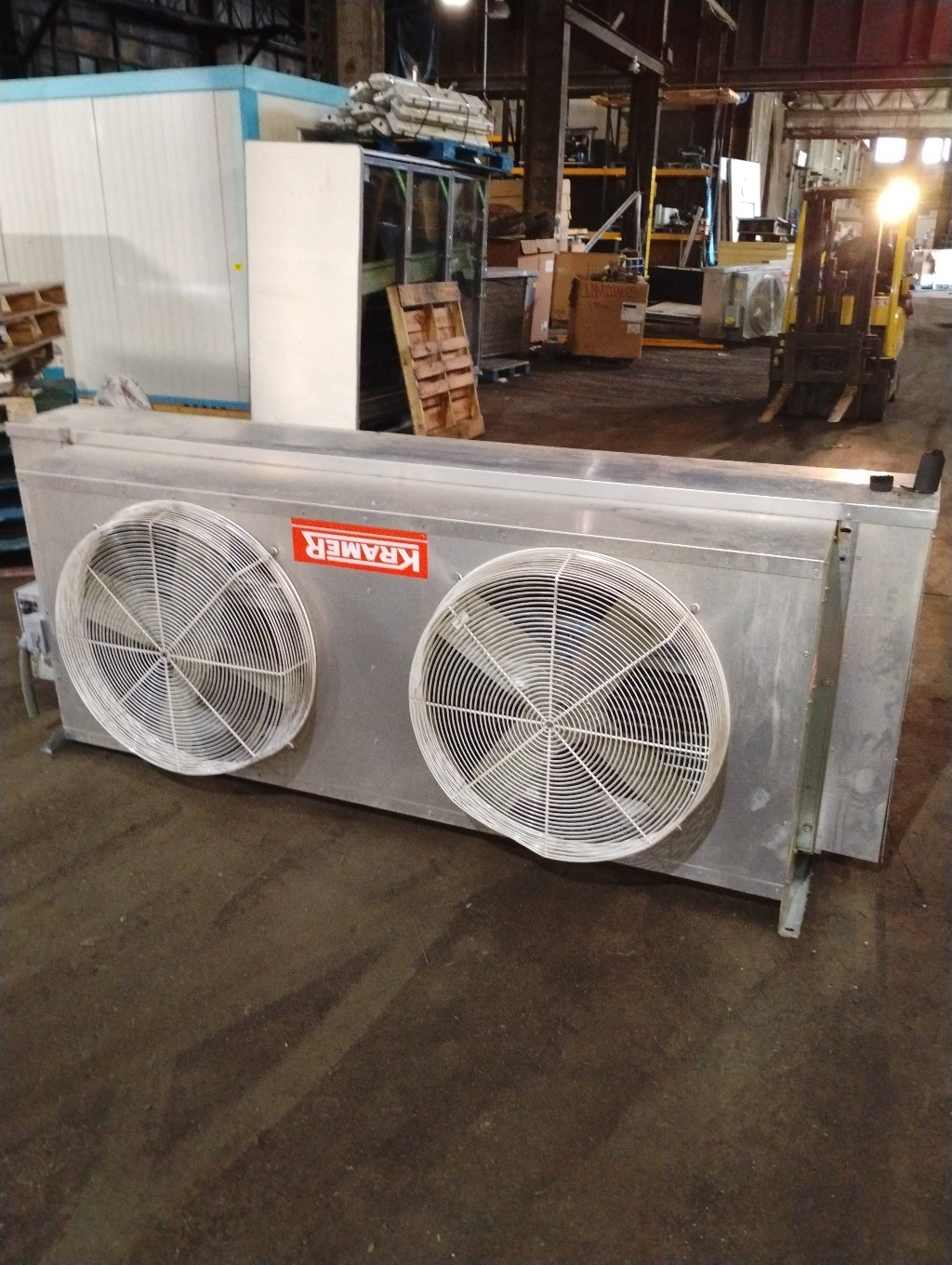 Used Kramer KED-750D 75,000 BTU Electric Defrost Freezer Evaporator Blower