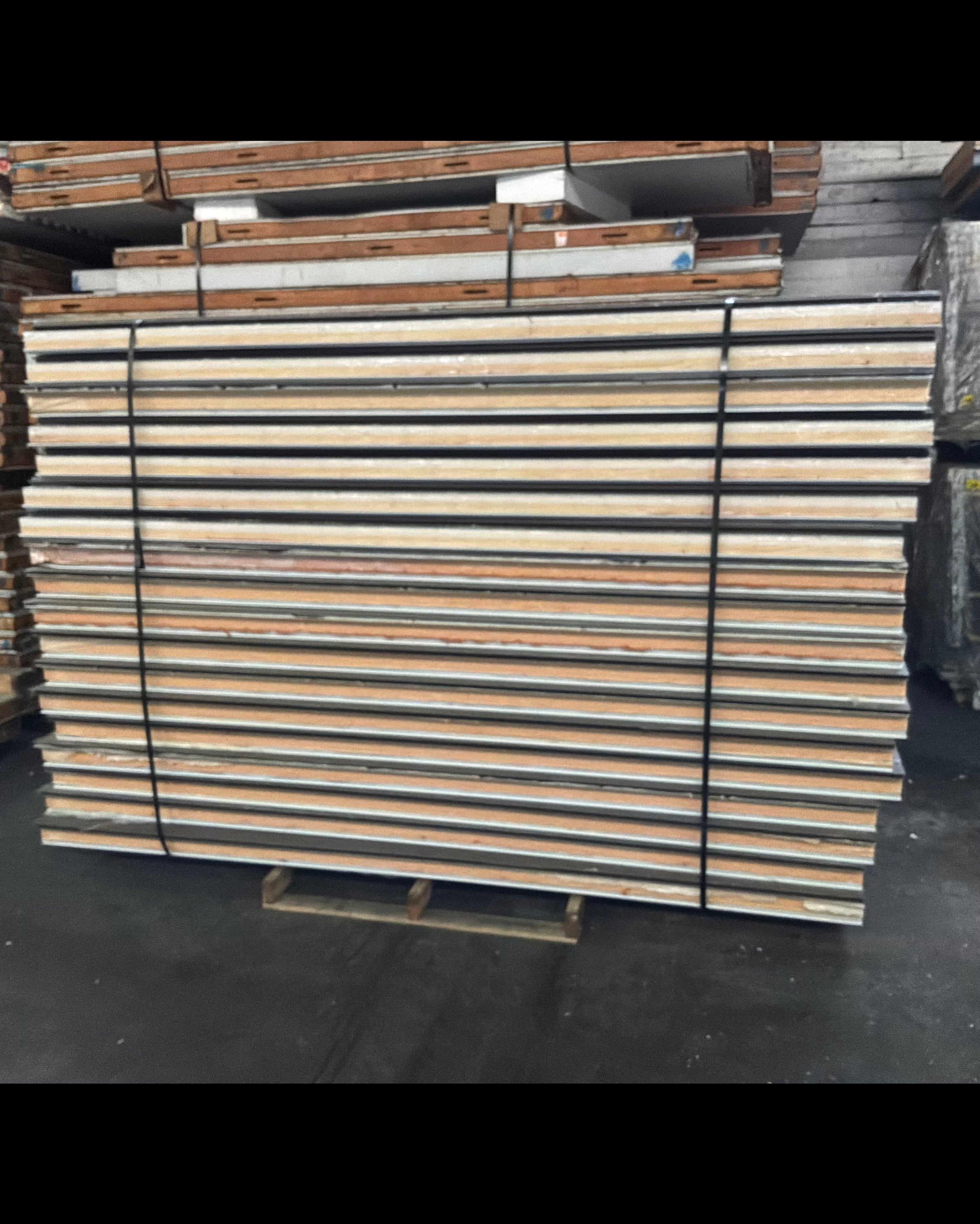 Lot of 18 Used 9’ 4” Tongue In Groove Panels