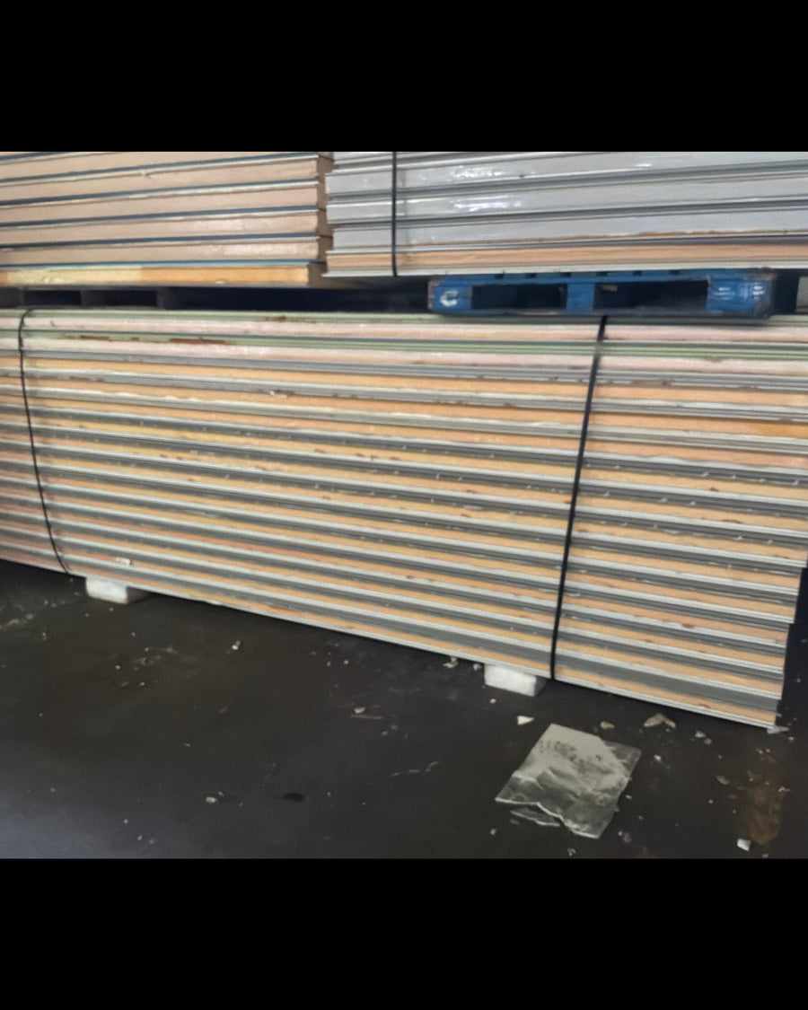 Lot of 14 Used 14’ Tongue In Groove Panels 4” Thick