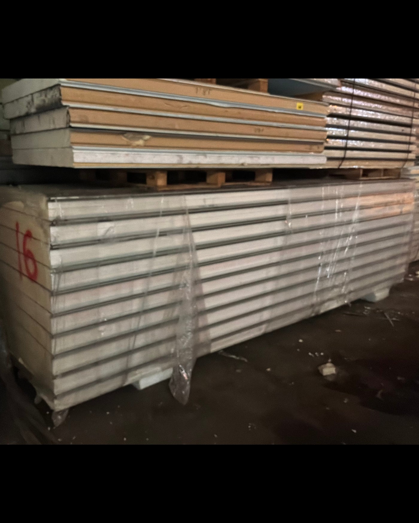 Lot of 10 Used 15’ Tongue In Groove Panels 5” Thick
