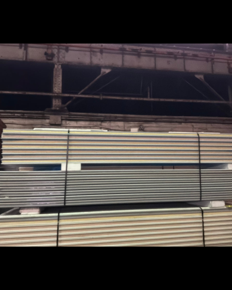 Lot of 21 3” Thick 14’ Tongue In Groove Panels