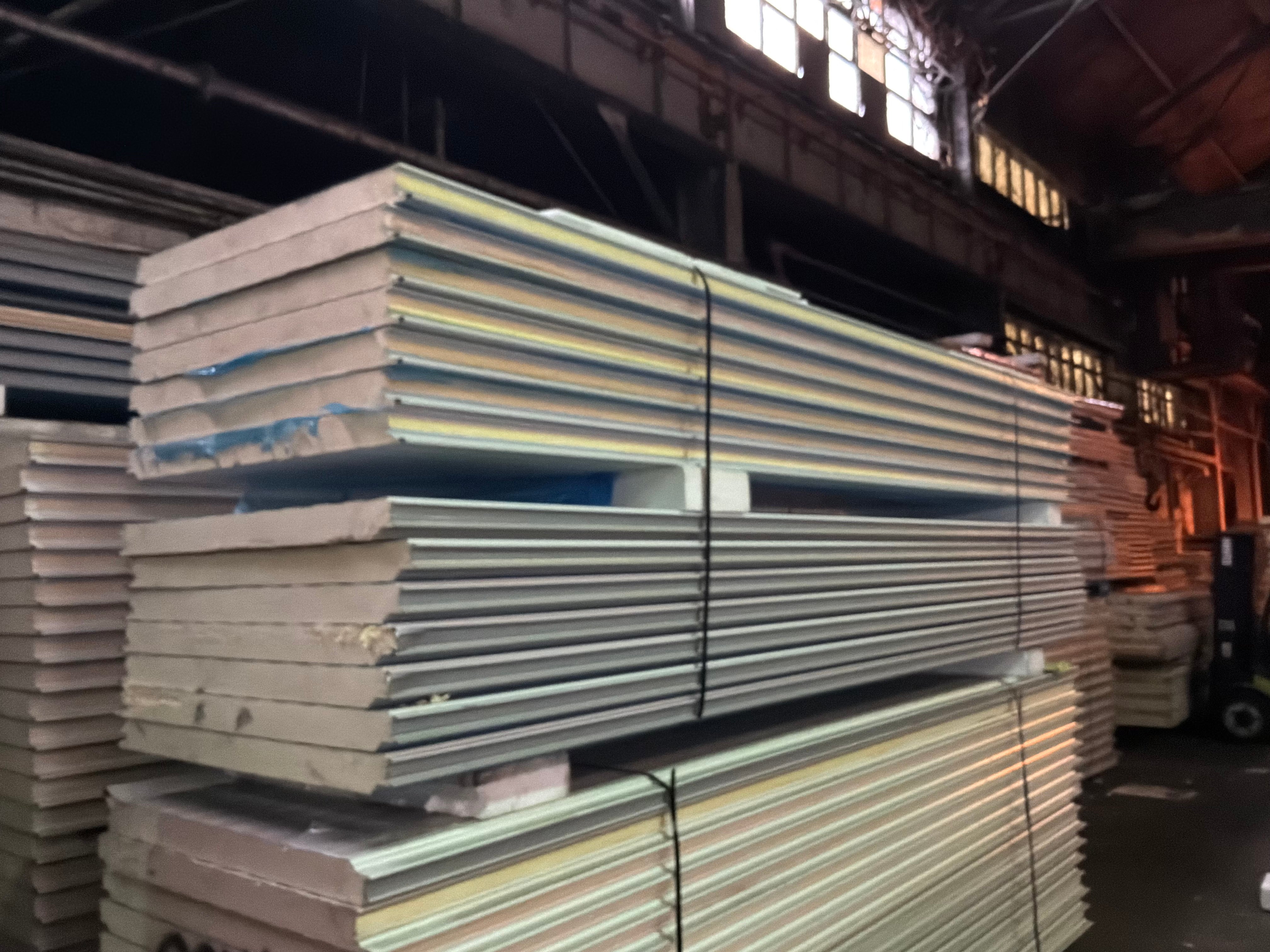 Lot of 21 3” Thick 14’ Tongue In Groove Panels