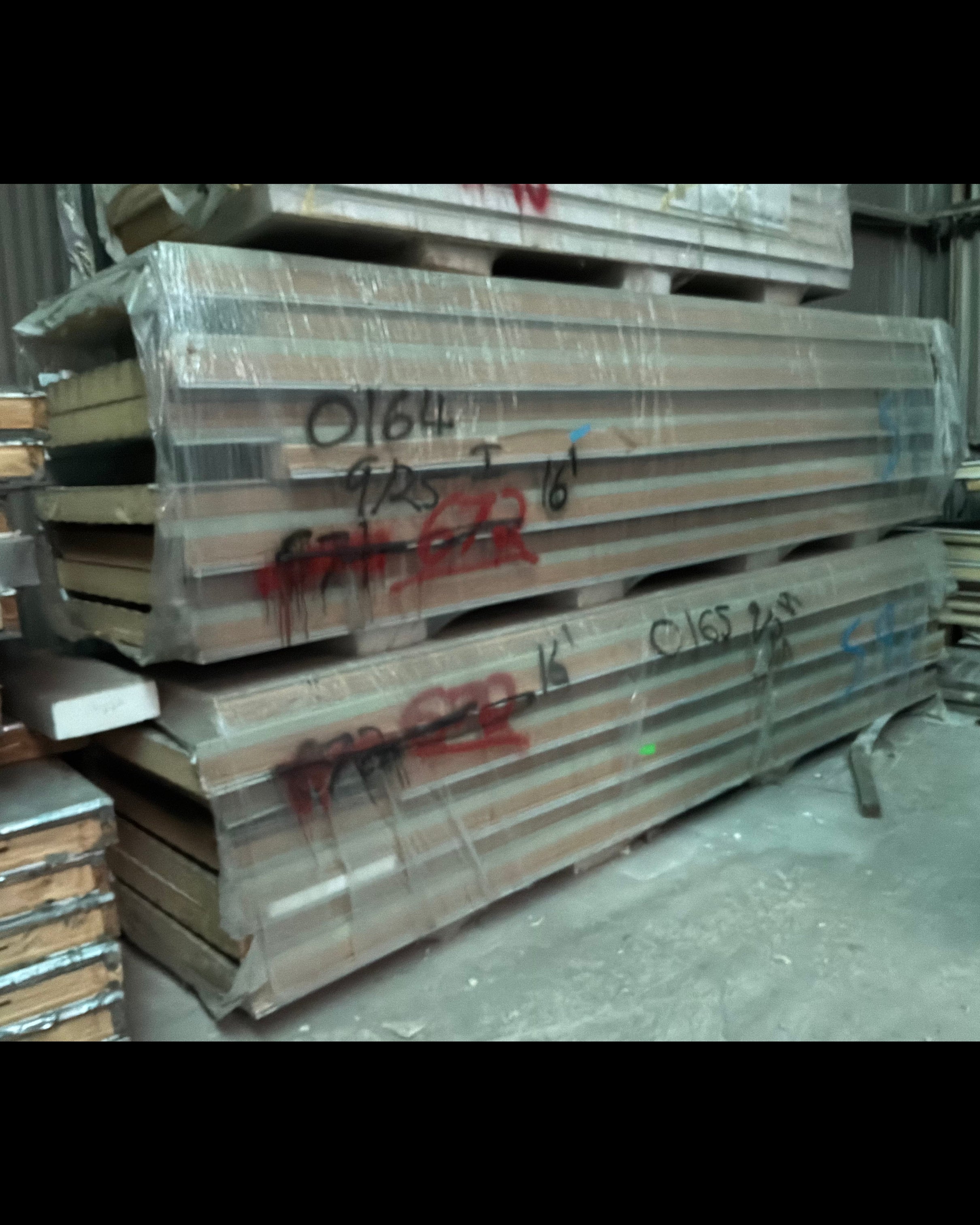 Lot of 16 New J-Hook Roof Panels 16’ Length
