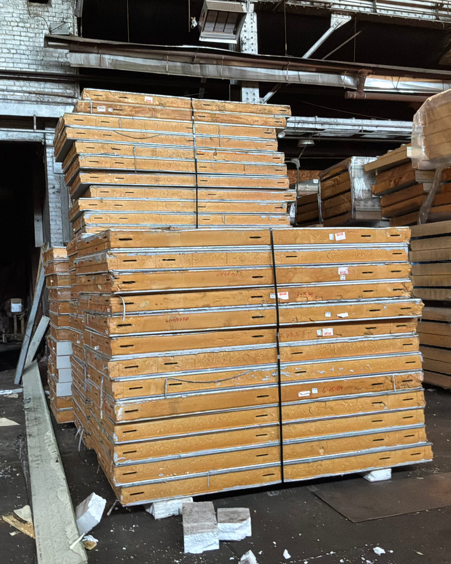 Lot of 72 6” Thick Panels 8’ 10” and 11’ 7”