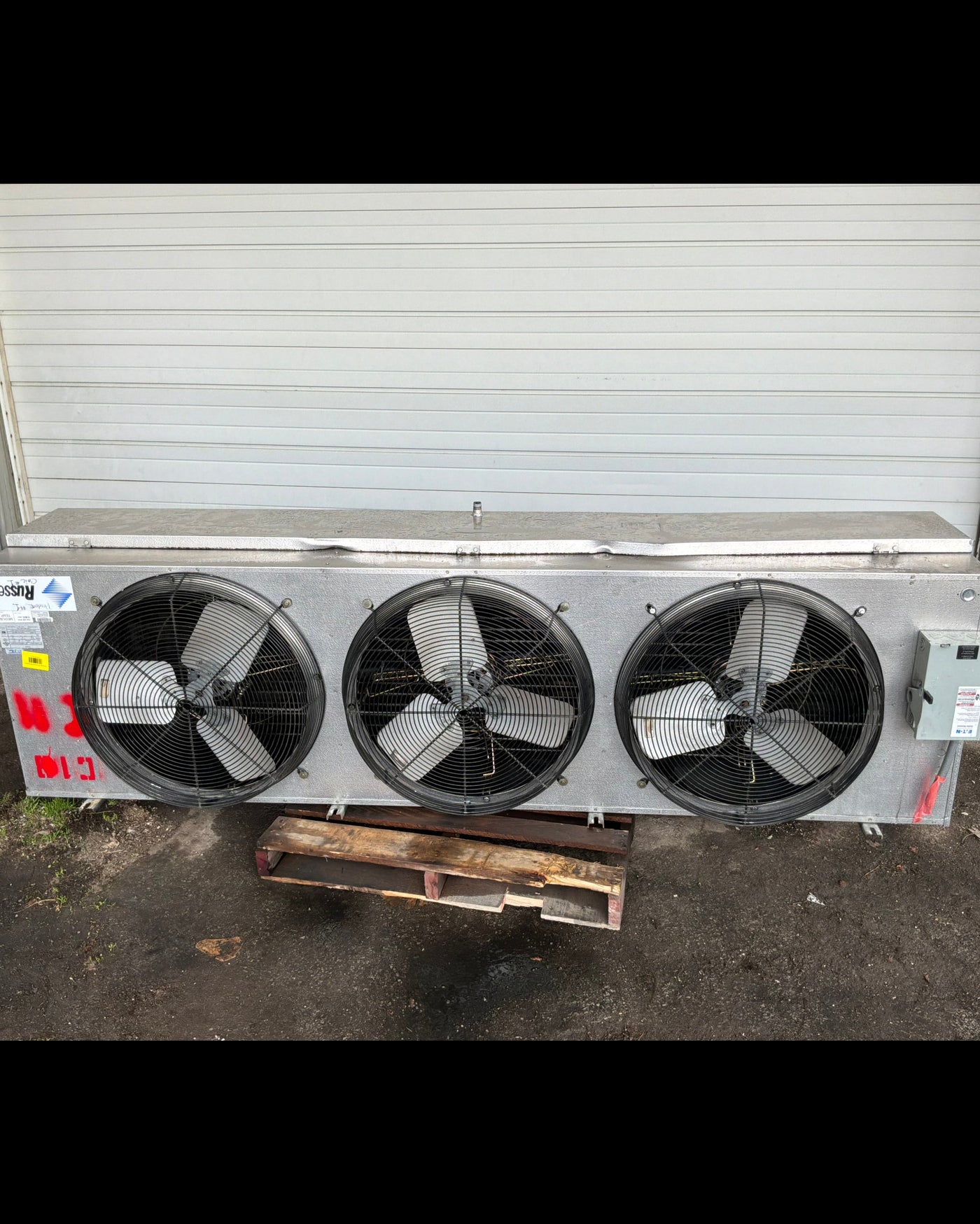 Used Russell UAM3-583 58,300 BTU Air Defrost Evaporator 230/1 Ph #847
