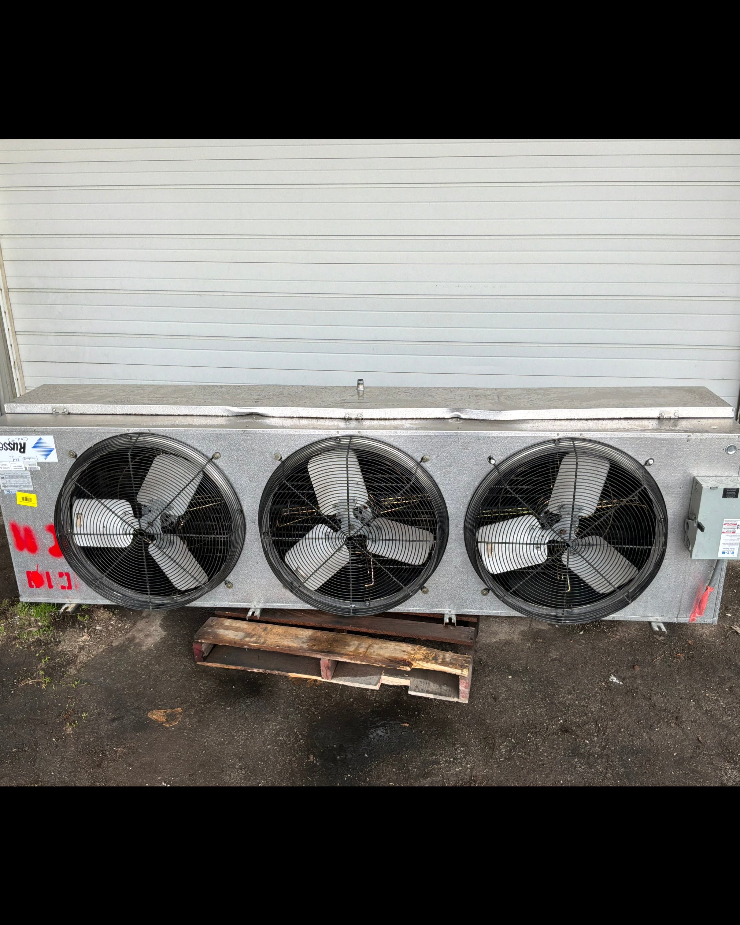 Used Russell UAM3-583 58,300 BTU Air Defrost Evaporator 230/1 Ph #847