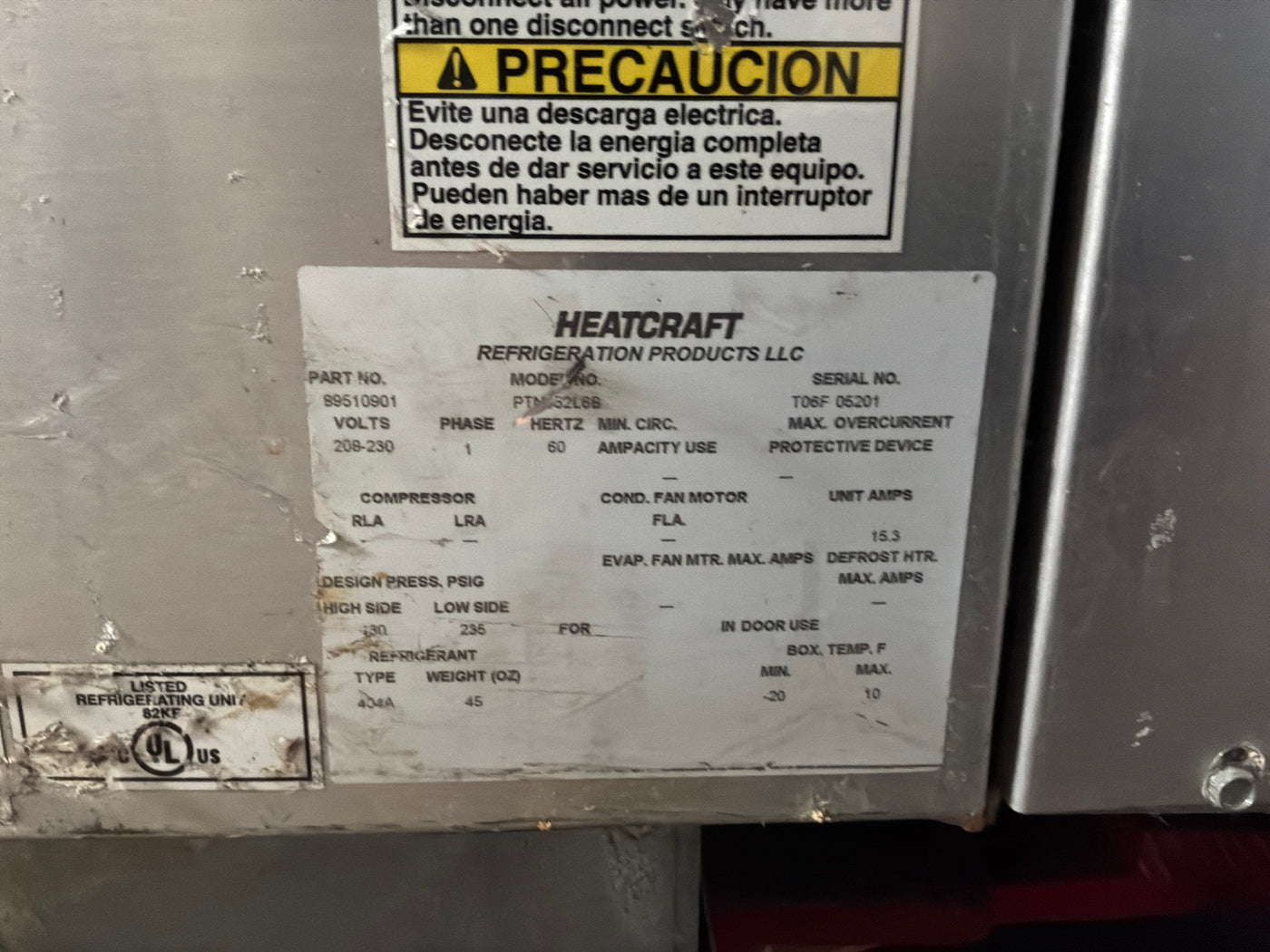 Pro 3 PTN052L6B 5000 BTU Monoblock #329