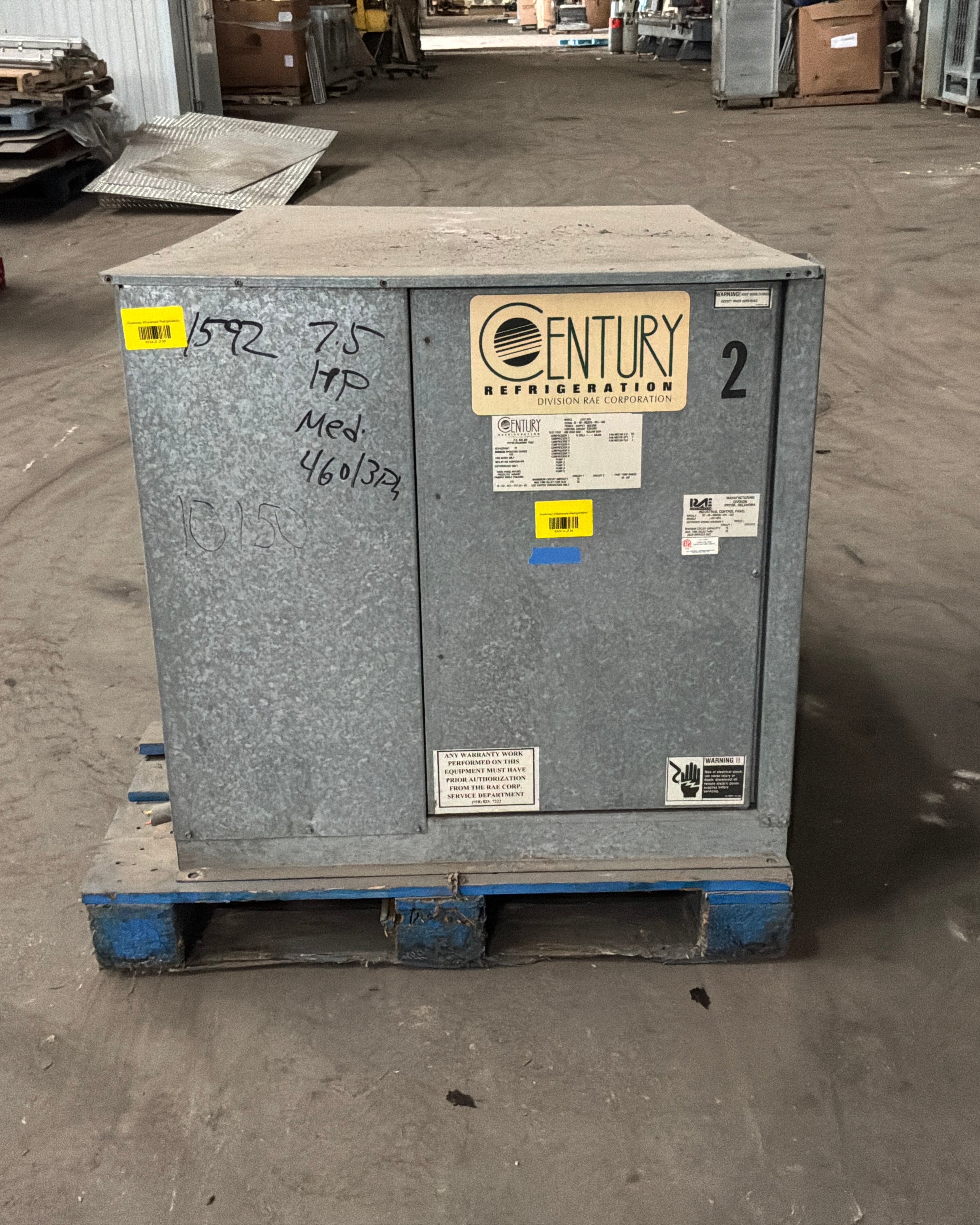 Century LU07.52H 7.5 HP Condenser #128