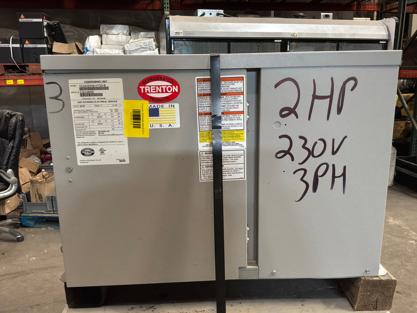 TRENTON TEZA020H8-HT3D-B Condenser #914