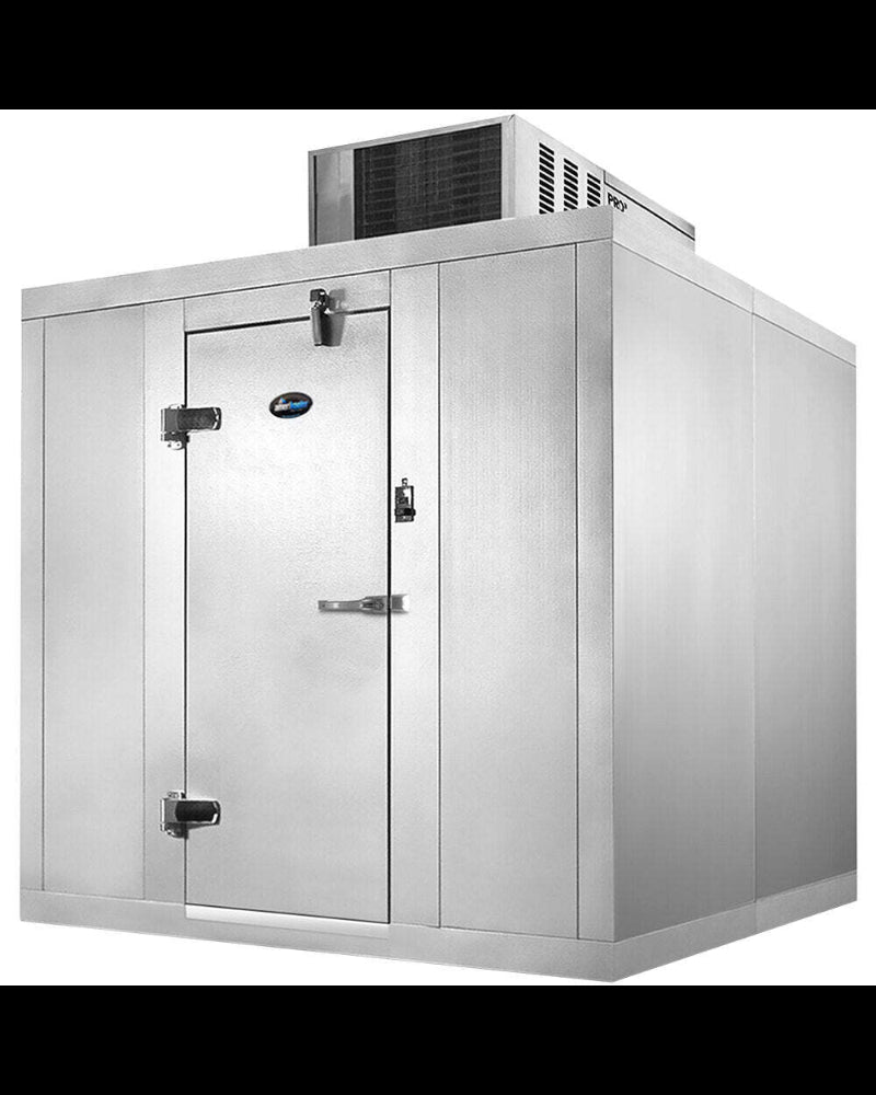 NEW Amerikooler - 6' x 6' x 8' cooler no floor w/ self contained Bohn unit