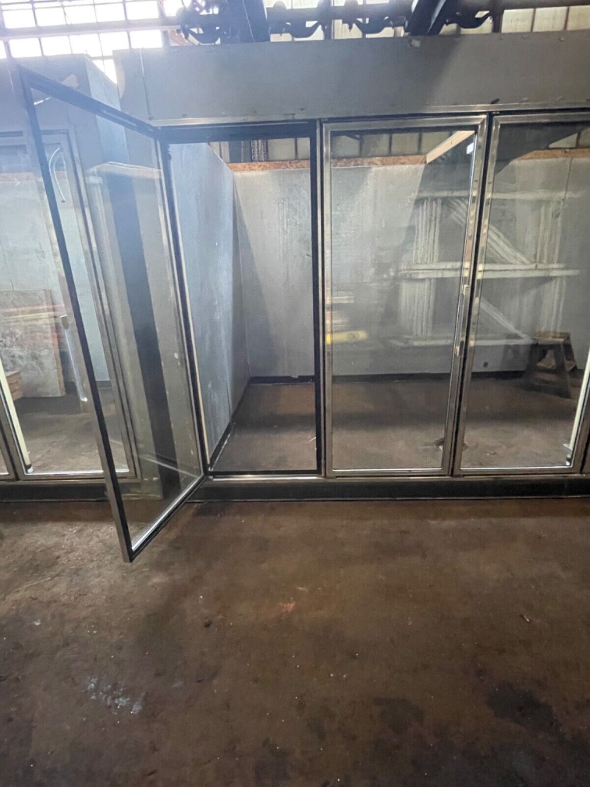 Reach In Refrigerated Self Serve 7 Door Cooler