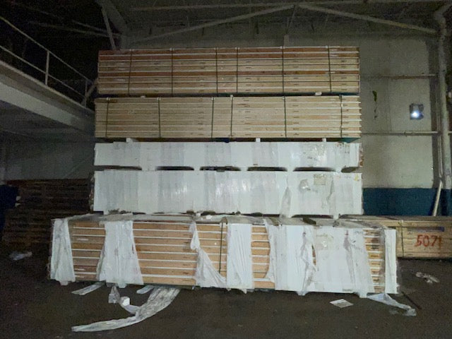 19' long, 5'' thick, 47'' wide Used Roof Cam-Lock Walk in Cooler and Freezer Panels