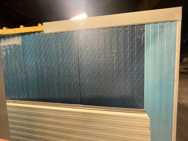 New scratch and dent 10' x 10' x 8' walk-in freezer w/ floor & 2HP refrigeration system