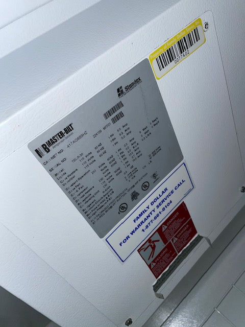 Master-Bilt 5-Door Reach in Cooler Used